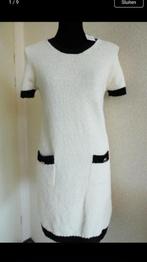 Nieuw gebreid couture style jurkje Large, Wit, Maat 42/44 (L), Nieuw, Ophalen of Verzenden