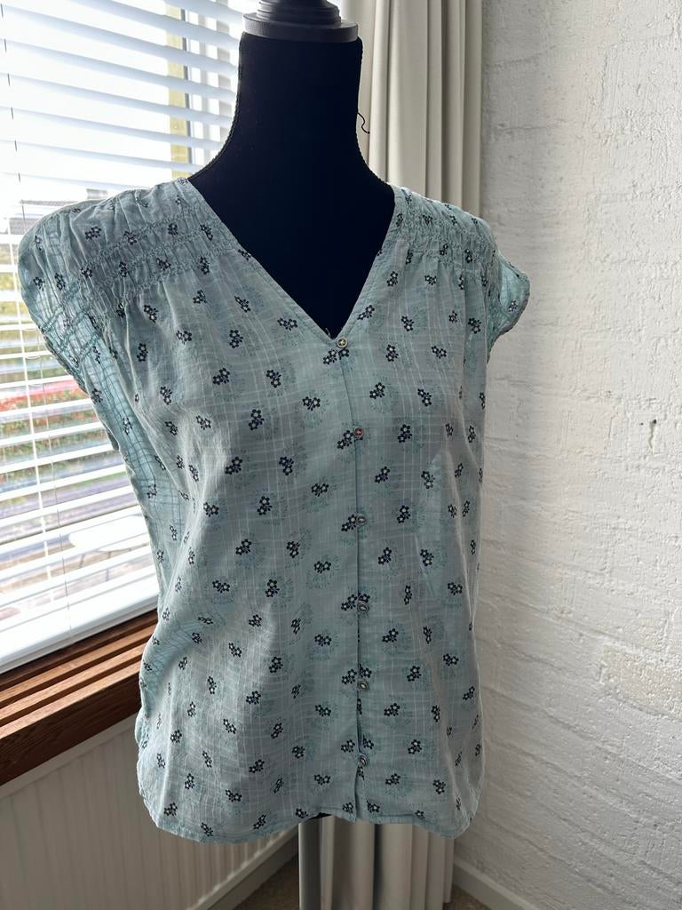 White Stuff bloesje, Kleding | Dames, Ophalen of Verzenden, Zo goed als nieuw, Maat 38/40 (M), Blauw