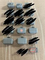 Playmobil grijze koffertjes., Ophalen of Verzenden, Zo goed als nieuw