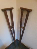 Vintage Okselkrukken van hout, Ophalen of Verzenden