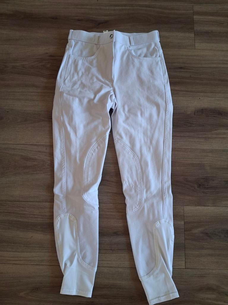 Witte broek paardrijden epplejeck 38, Dieren en Toebehoren, Paardrijkleding, Dressuur, Zo goed als nieuw, Dames, Onderkleding