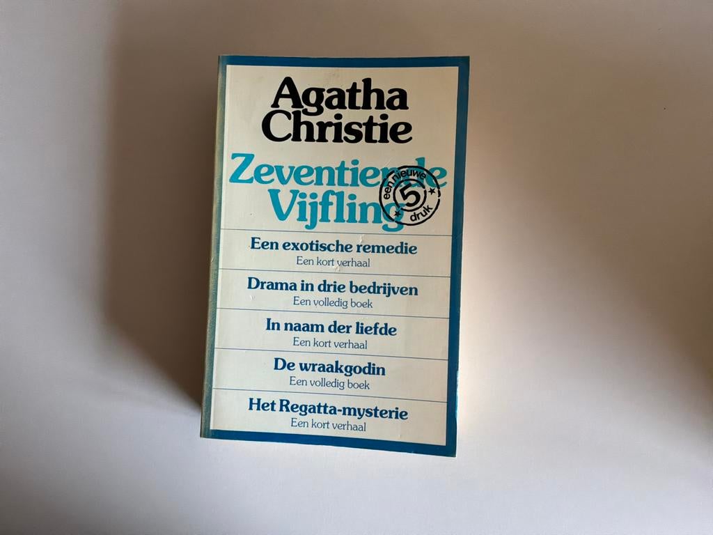 Agatha Christie - Zeventiende Vijfling (2e druk), Boeken, Detectives, Gelezen, Ophalen of Verzenden