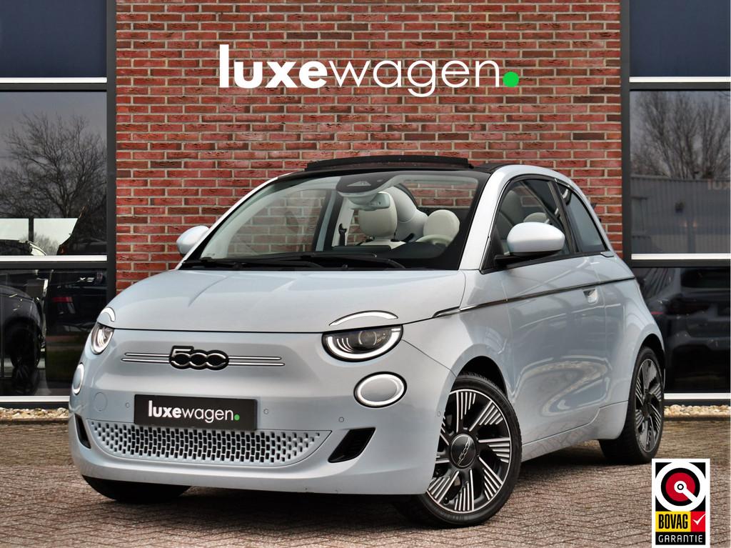 Fiat 500C La Prima 42 kWh Celestial Blue incl-Winterset ACC, Auto's, Fiat, 308 km, Te koop, 500C, 1305 kg
