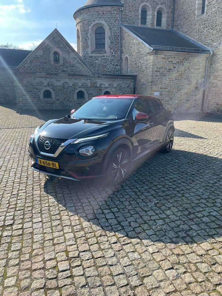 Nissan Juke 1.0 Dig-t 117pk 2021 Zwart, Auto's, Nissan, Voorwielaandrijving, 1250 kg, Zwart, Handgeschakeld