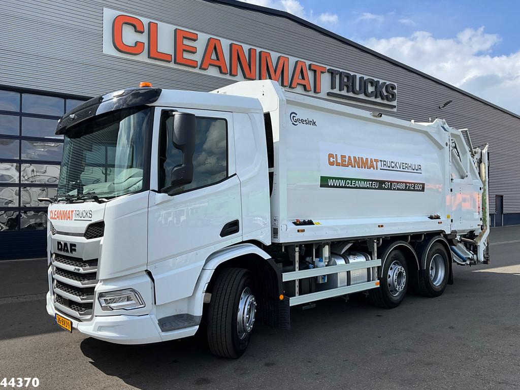 DAF FAG XD 340 Euro 6 Geesink 20m³ (bj 2023), Auto's, Automaat, Parkeercamera, Euro 6, Wit