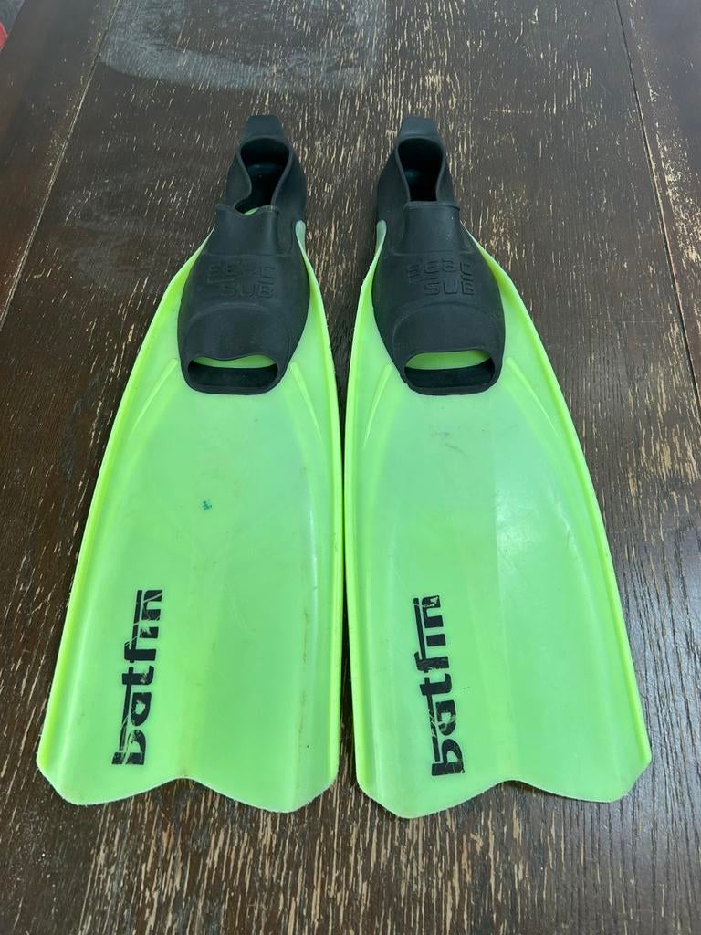 Groene flippers, Ophalen of Verzenden, Zo goed als nieuw, Zwem- of Duikvliezen