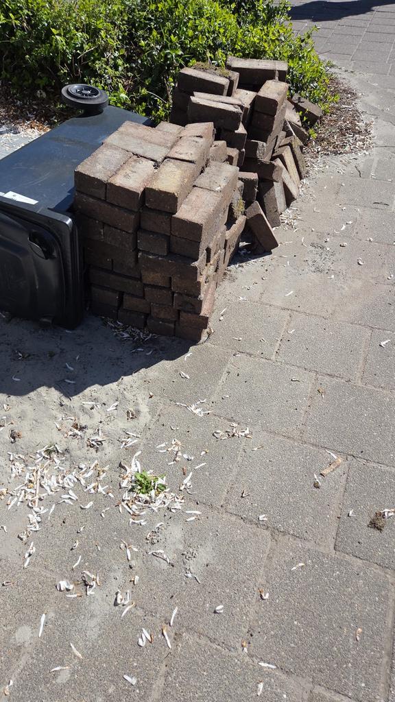 klinkers, Tuin en Terras, Tegels en Klinkers, Gebruikt, Klinkers, Ophalen of Verzenden, Minder dan 5 m²