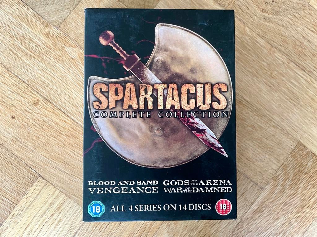 Spartacus - Complete serie op DVD (nette staat, met ENG), Ophalen of Verzenden, Zo goed als nieuw, Science Fiction en Fantasy