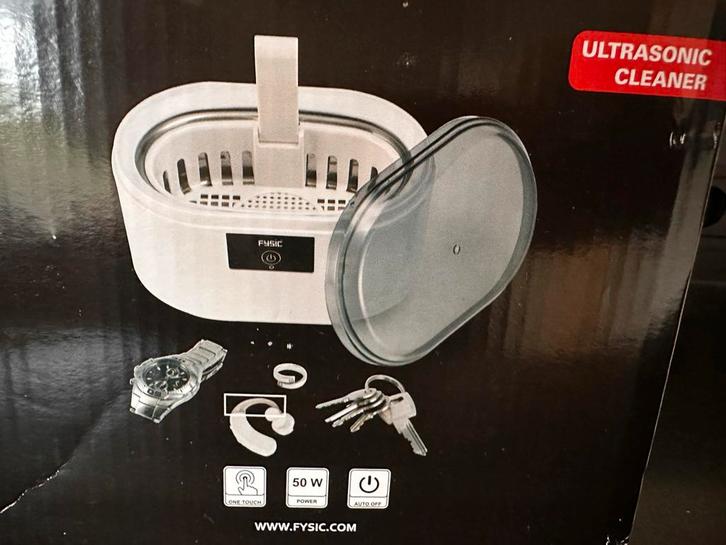 Fysic Ultrasone Reiniger - Perfect voor sieraden!, Witgoed en Apparatuur, Overige Witgoed en Apparatuur, Zo goed als nieuw, Ophalen of Verzenden