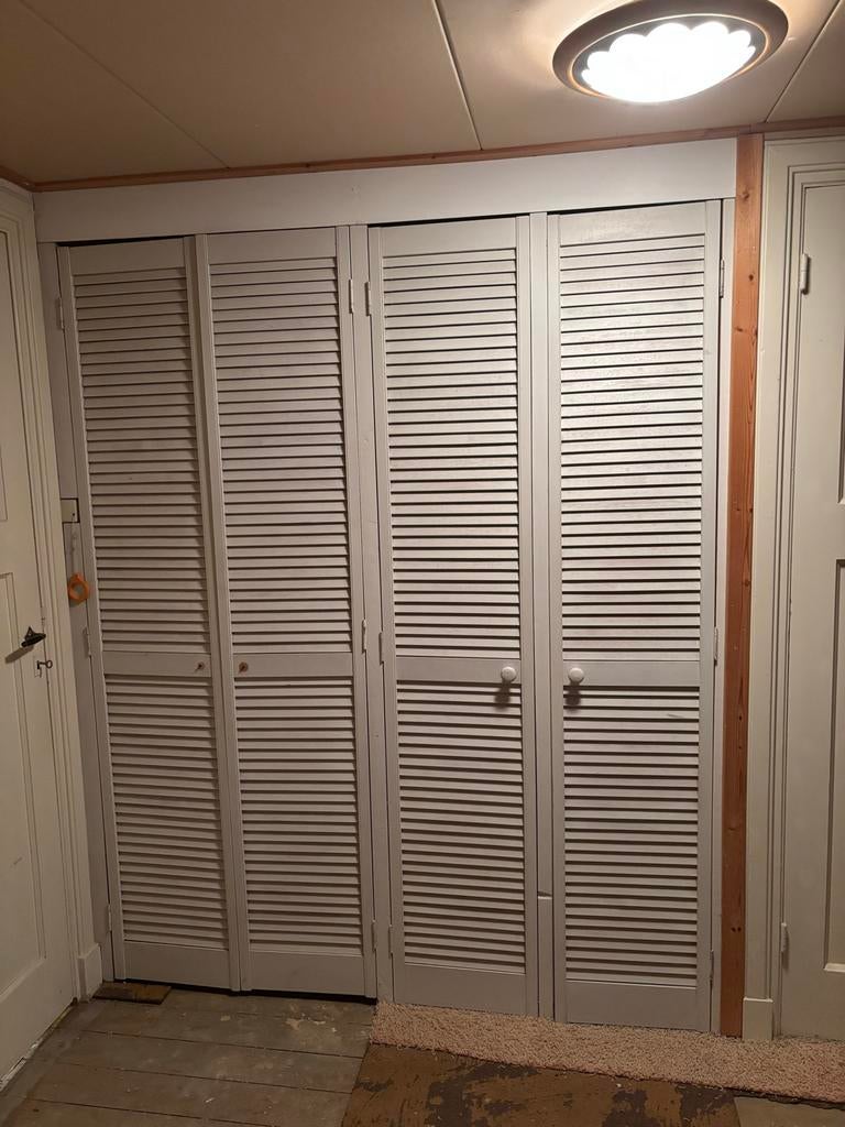 Louvre deuren, Doe-het-zelf en Verbouw, Deuren en Horren, 100 tot 120 cm, Gebruikt, Binnendeur, Ophalen of Verzenden