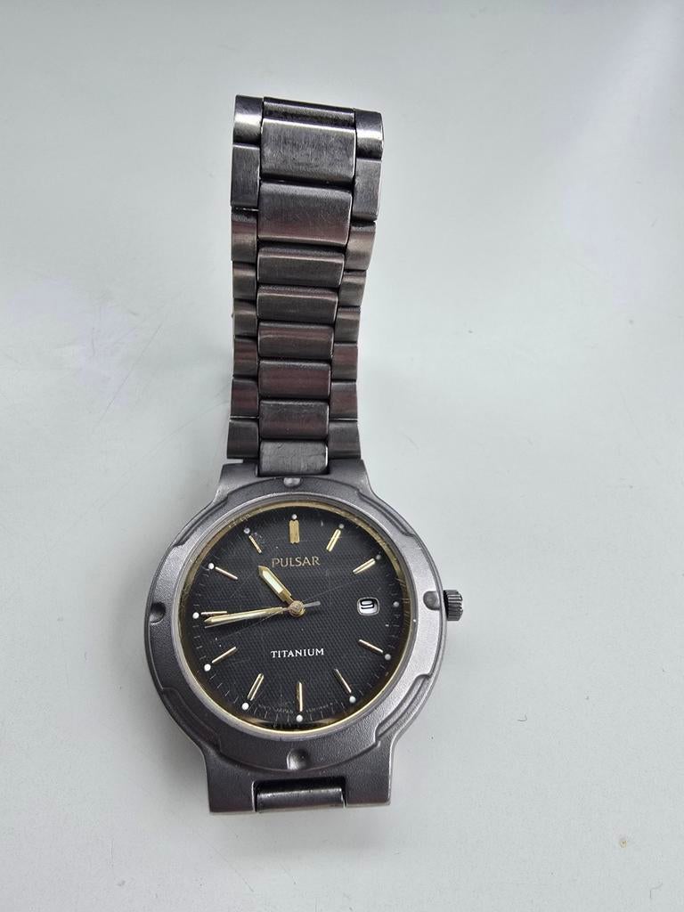 Prisma en Pulsar horloges, Ophalen of Verzenden, Gebruikt, Polshorloge, Staal