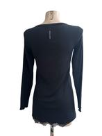 Marc Cain shirt lange mouw M, Zwart, Ophalen of Verzenden, Zo goed als nieuw, Lange mouw