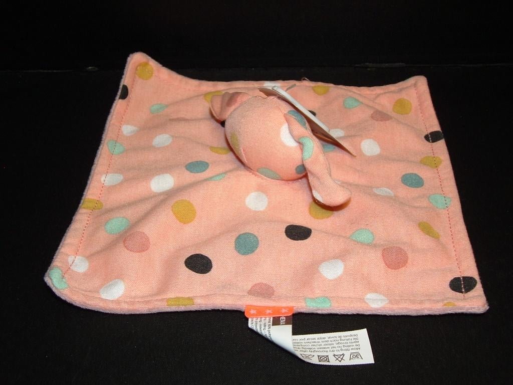 HEMA POPJE KONIJN KNUFFELDOEKJE TRICOT ZALMKLEURIG, Ophalen of Verzenden, Nieuw, Overige typen