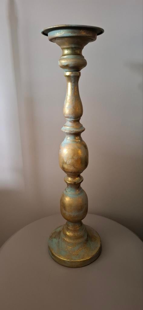 Kandelaar goud, Ophalen