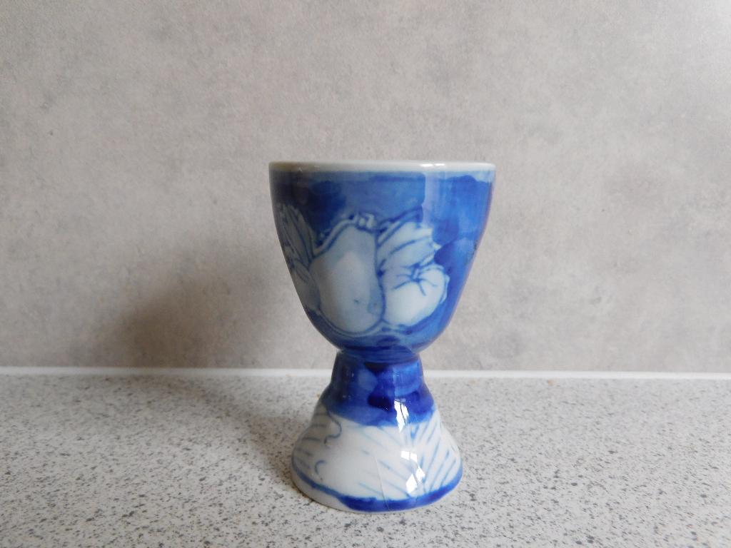 Eierdop Fruit Peer Blauw, Antiek en Kunst, Antiek | Keramiek en Aardewerk, Ophalen of Verzenden