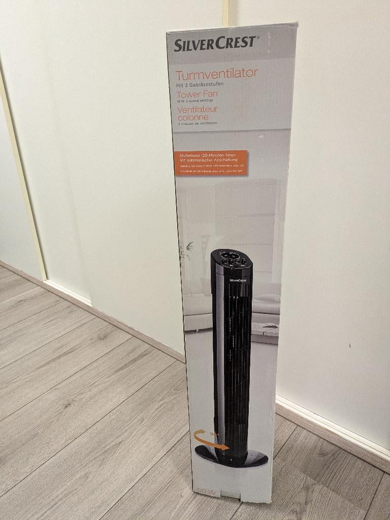 Silvercrest torenventilator - 2 stuks - 5.00, Witgoed en Apparatuur, Ventilatoren, Ophalen of Verzenden, Zo goed als nieuw, Torenventilator