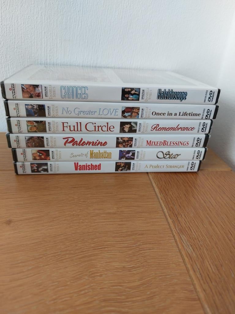 6 dubbel-DVD's Danielle Steel, Alle leeftijden, Ophalen of Verzenden, Zo goed als nieuw