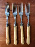 Antiek Engels visbestek verzilverd late 19e / vroeg 20e eeuw, Antiek en Kunst, Antiek | Bestek, Ophalen of Verzenden