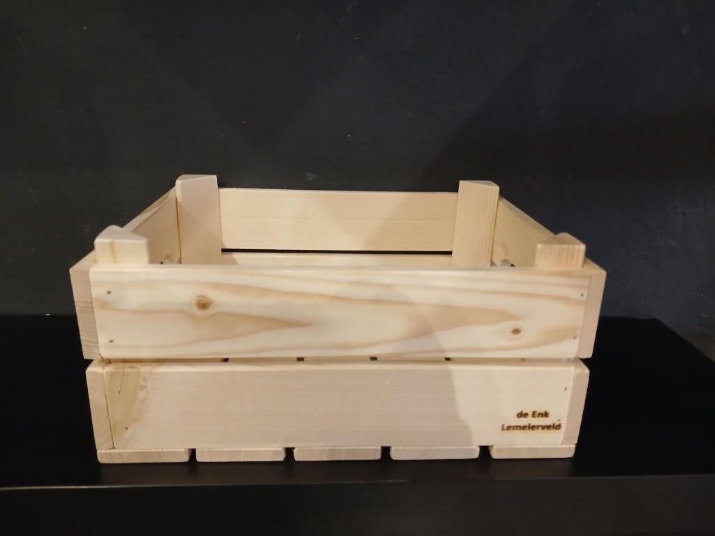 Houten kistjes in verschillende maten., Ophalen, Minder dan 50 cm, Nieuw, Minder dan 50 cm