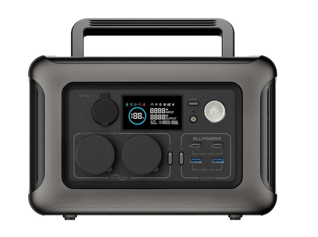 Allpowers R600 Accu Accupack krachtcentrale, Caravans en Kamperen, Ophalen of Verzenden, Nieuw