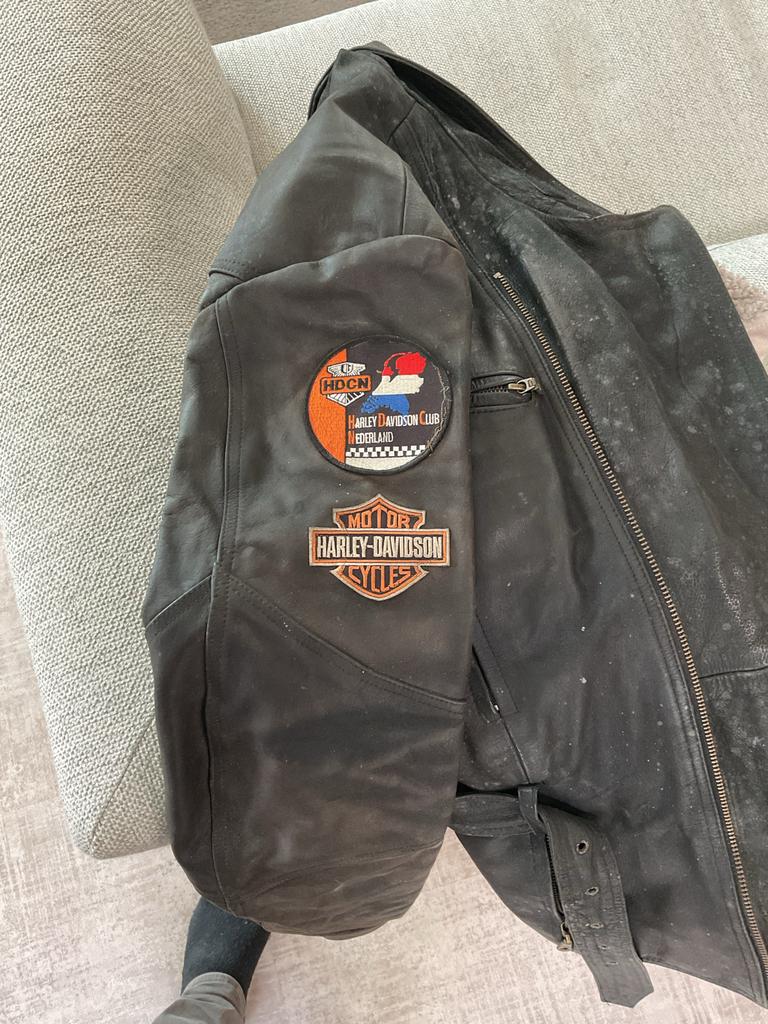 Harley-Davidson leren motorjas, Motoren, Kleding | Motorkleding, Ophalen of Verzenden, Tweedehands, Heren, Jas | leer