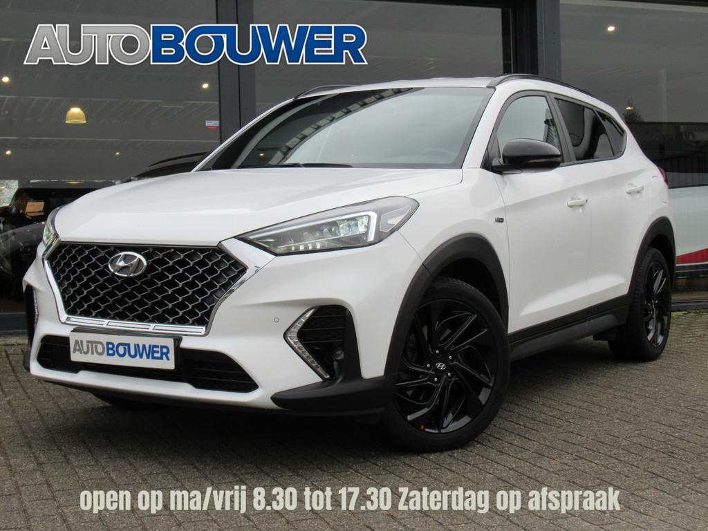 Hyundai Tucson 1.6 T-GDI 177 PK 4WD N-Line 2e eigen | dealer, Auto's, Hyundai, Automaat, 1591 cc, 4 cilinders, Wit