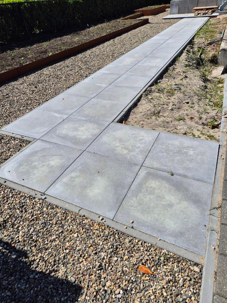 Betontegels 60x60 met keramische toplaag - 10m², Nieuw, Ophalen of Verzenden, 10 m² of meer, Beton