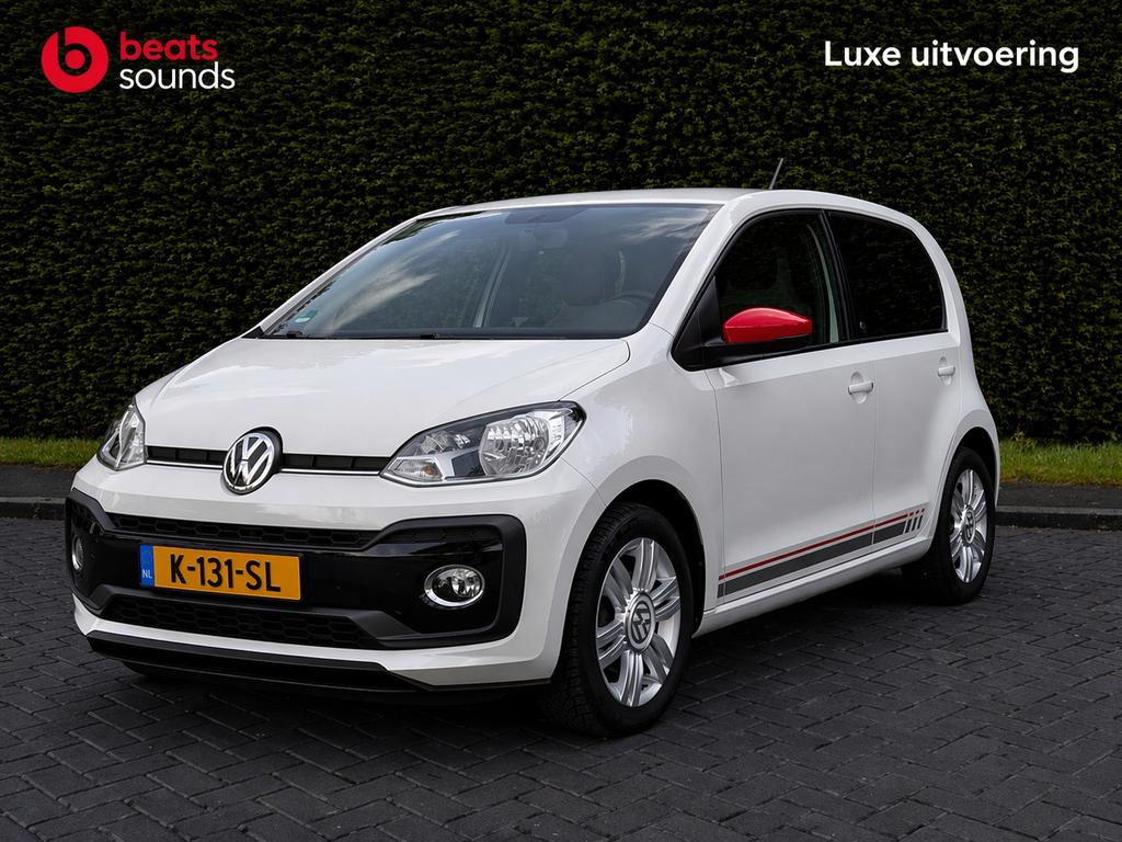 Volkswagen Up! 1.0 75PK BEATS AUDIO/ ZWART HEMEL/ WEINIG KM, Voorwielaandrijving, Up!, 4 stoelen, Wit