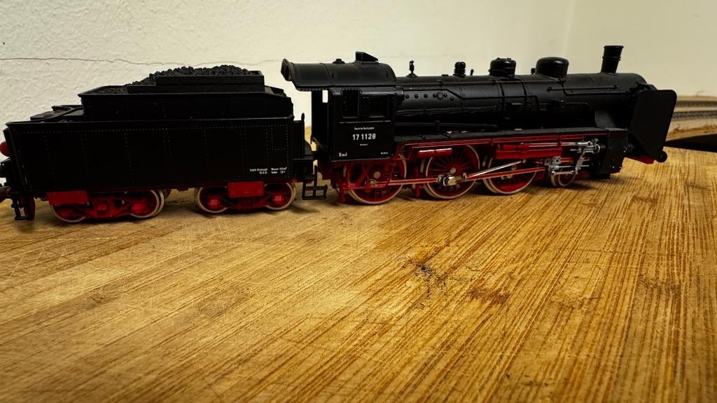 Roco BR 17 stoomlocomotief H0 Roco – analoog – rijdend, Gebruikt, Ophalen of Verzenden, Roco, Analoog