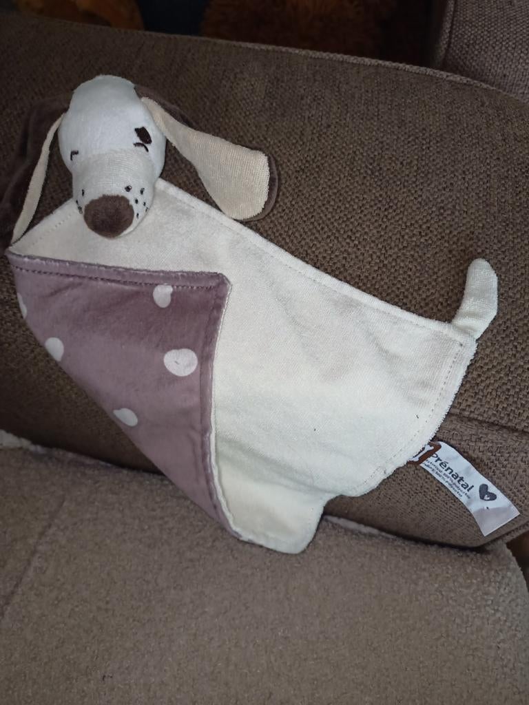 Prenatal hondenkop kroeldoek., Kinderen en Baby's, Speelgoed | Knuffels en Pluche, Prénatal, Overige karakters, Ophalen of Verzenden