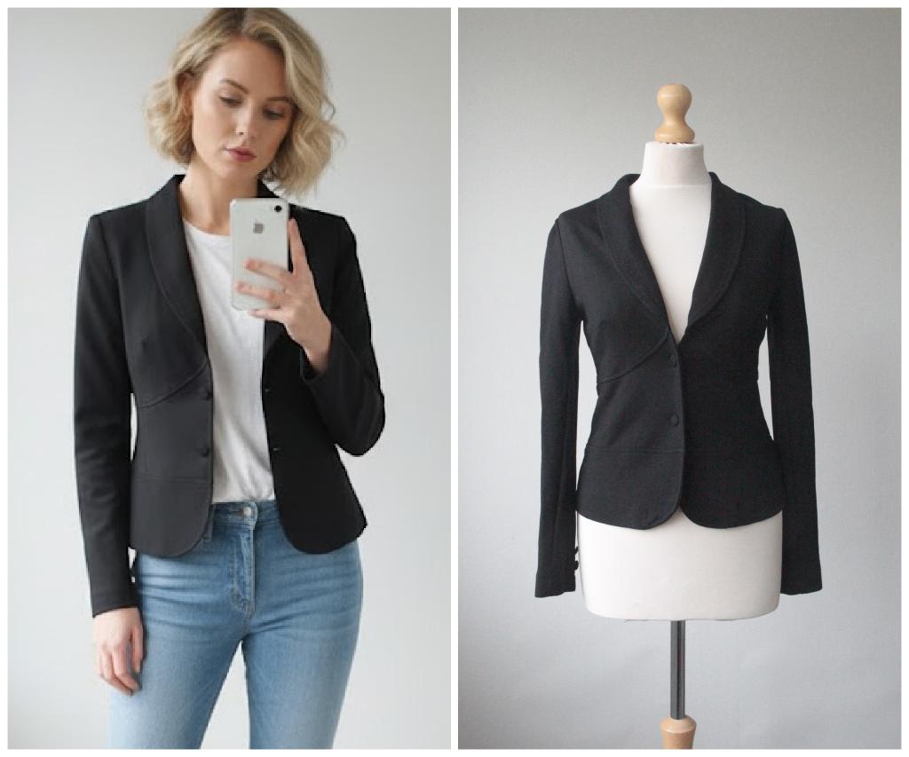 King Louie - NIEUW / getailleerd jasje / zwart / maat S, Kleding | Dames, Jasjes, Kostuums en Pakken, Verzenden, Zwart, Nieuw