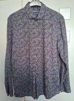 Blauw overhemd Angelo Litrico XL, Blauw, Angelo Litrico, Ophalen of Verzenden, Zo goed als nieuw