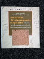 Boek - 10 essenties bij cultuurverandering, Ophalen, Zo goed als nieuw, Joost Drenthe