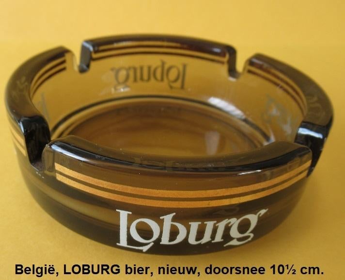 div. asbakken, biermerken Loburg, Floreffe, Kwik, Verzamelen, Biermerken, Ophalen of Verzenden, Nieuw, Overige typen, Overige merken