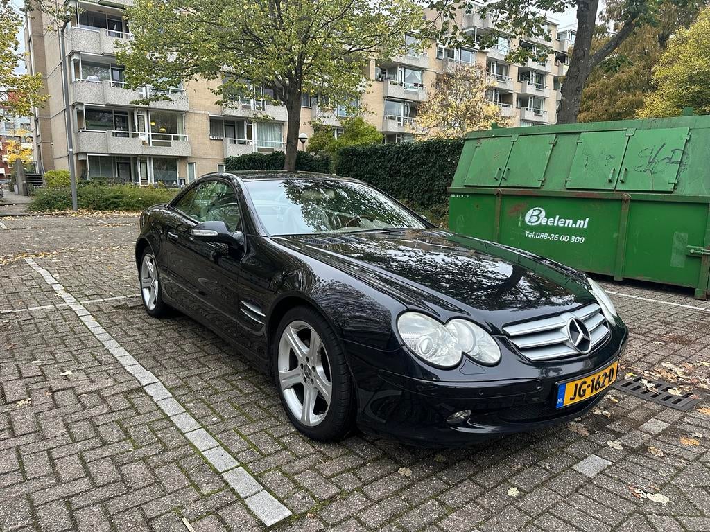 Mercedes-Benz SL 350 | 2003 | Automaat | Zwart, Auto's, Mercedes-Benz, Automaat, Achterwielaandrijving, Cabriolet, Zwart