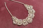 Zilveren Filigrain  Collier, Verzenden, Zo goed als nieuw, Zilver, Zilver