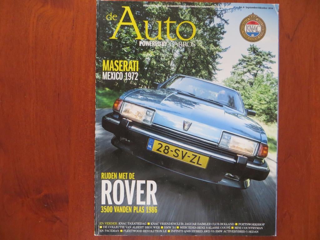 De Auto 6 2014 Masarati Mexico, Rover 3500 Vanden Plas S1, Ophalen of Verzenden, Zo goed als nieuw, Mercedes