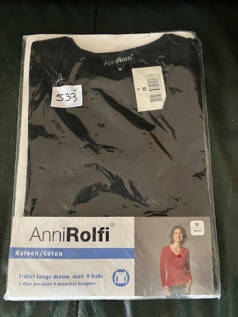 zwart shirt lange mouw maat M Anni Rolfi nieuw, Kleding | Dames, T-shirts, Ophalen of Verzenden, Nieuw, Zwart, Lange mouw