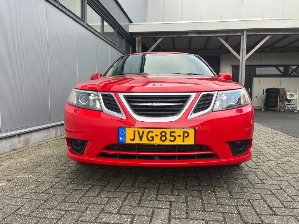 Saab 9-3 20 l Turbo Rood in hele mooie uitvoering BTW Auto, Automaat, 1998 cc, Gebruikt, Huisgarantie