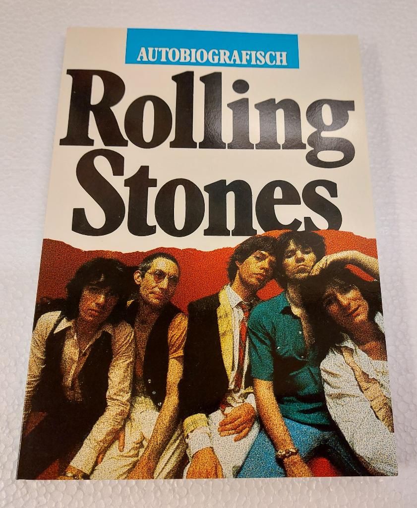 Rolling Stones BOEK Autobiografisch Nederlandse uitgave 1989, Verzamelen, Verzenden, Gebruikt, Boek, Tijdschrift of Artikel