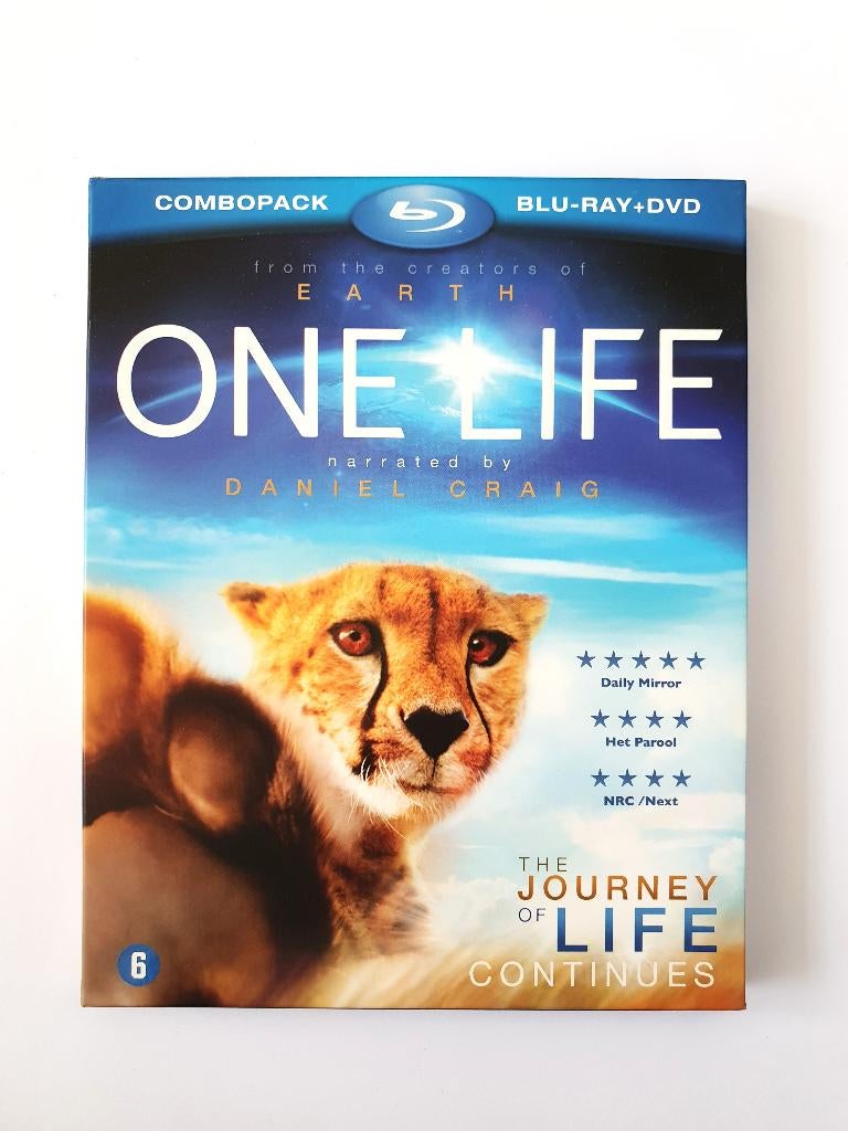 One Life (Blu-ray + DVD), Ophalen of Verzenden, Zo goed als nieuw, Documentaire en Educatief