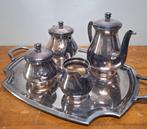Wiskemann zilver koffie en thee set op plateau, Antiek en Kunst, Ophalen