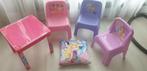 Z.g.a.n. plastic kinderstoelstjes/tafel/kussen Disney, Kinderen en Baby's, Kinderkamer | Tafels en Stoelen, Ophalen of Verzenden