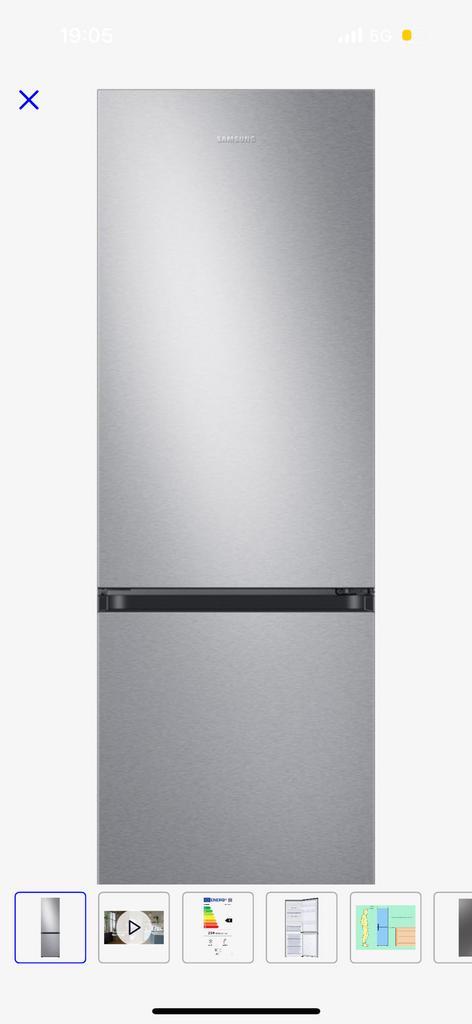 Zgan Samsung RB34T602ESA - Koel-vriescombinatie - Zilver, Witgoed en Apparatuur, Koelkasten en IJskasten, Zo goed als nieuw, Met aparte vriezer