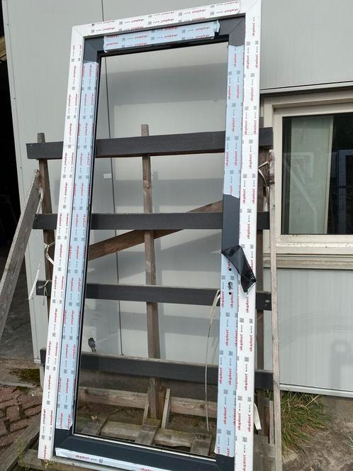 Kunststof kozijn met deur nieuw! 9 stuks, Doe-het-zelf en Verbouw, Kozijnen en Schuifpuien, Nieuw, Deurkozijn, Kunststof, 225 cm of meer