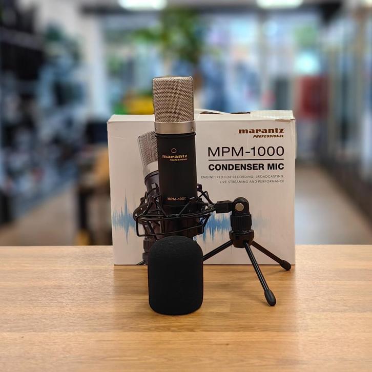 Marantz MPM-1000 Condenser Mic | Zwart - Netjes!, Muziek en Instrumenten, Microfoons, Zo goed als nieuw
