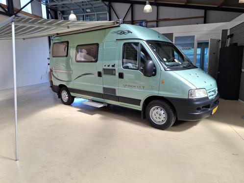 2005 Pössl Globecar 540 2,8JTD 128PK vastbed Airco, Caravans en Kamperen, Campers, Bedrijf, Bus-model, tot en met 3, Pössl, Diesel