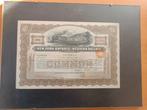Effecten vintage 1935 New York Ontario Western Railway comp., Postzegels en Munten, Ophalen of Verzenden, Voor 1920