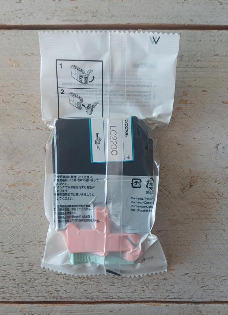 Brother inkt cartridge - LC223C Cyaan **Nieuw in de seal**, Computers en Software, Printerbenodigdheden, Nieuw, Cartridge, Ophalen of Verzenden