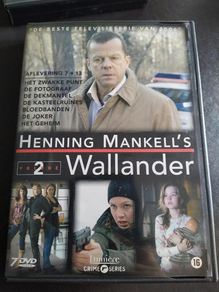 Henning Mankell's Wallander Volume 2 - DVD Boxset, Cd's en Dvd's, Dvd's | Tv en Series, Zo goed als nieuw, Thriller, Boxset, Vanaf 16 jaar